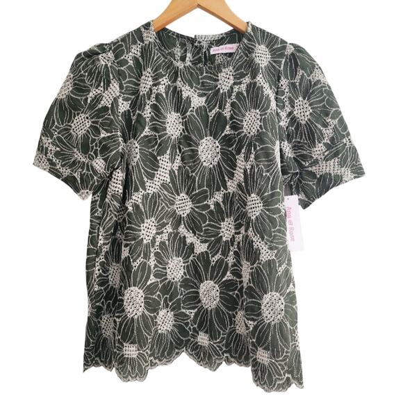 MP New Green Embroidered - Picture 1 of 4